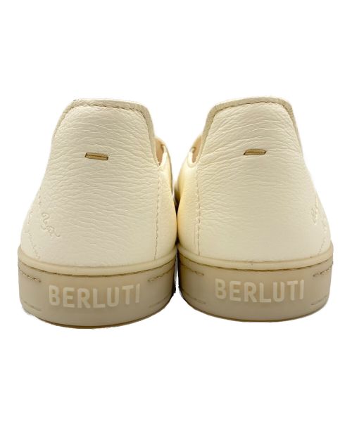 Berluti（ベルルッティ）Berluti (ベルルッティ) エデン スクリットレザー スリッポン アイボリー サイズ:9の古着・服飾アイテム