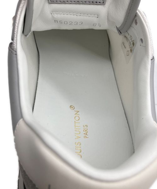 LOUIS VUITTON（ルイ ヴィトン）LOUIS VUITTON (ルイ ヴィトン) ランアウェイ・ラインスニーカー ライトグレー×ホワイト サイズ:8 1/2 未使用品の古着・服飾アイテム