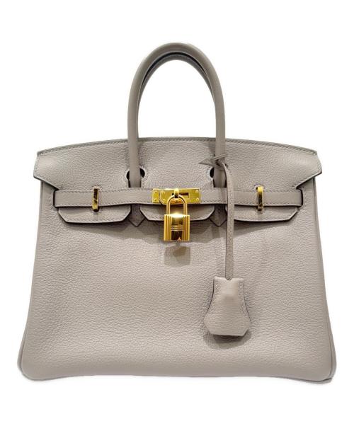 HERMES（エルメス）HERMES (エルメス) バーキン 25/グリアスファルト/トリヨンビーヨ/D刻印/ゴールド金具 グリスアスファルト サイズ:25の古着・服飾アイテム