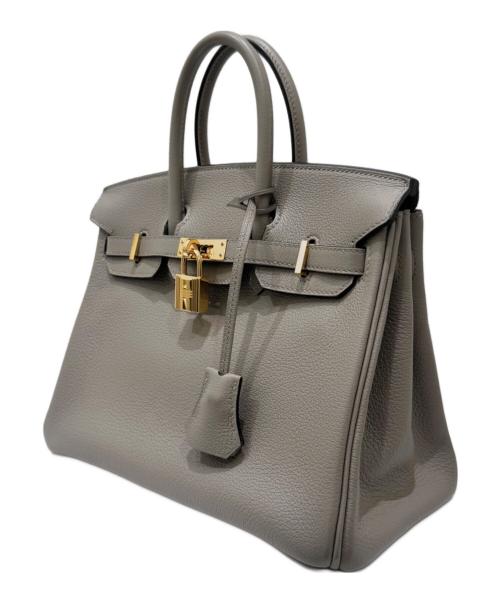 HERMES（エルメス）HERMES (エルメス) バーキン 25/グリアスファルト/トリヨンビーヨ/D刻印/ゴールド金具 グリスアスファルト サイズ:25の古着・服飾アイテム