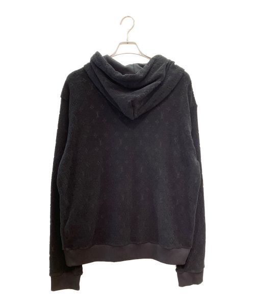 LOUIS VUITTON（ルイ ヴィトン）LOUIS VUITTON (ルイ ヴィトン) モノグラムパイルパーカー ブラック サイズ:Lの古着・服飾アイテム