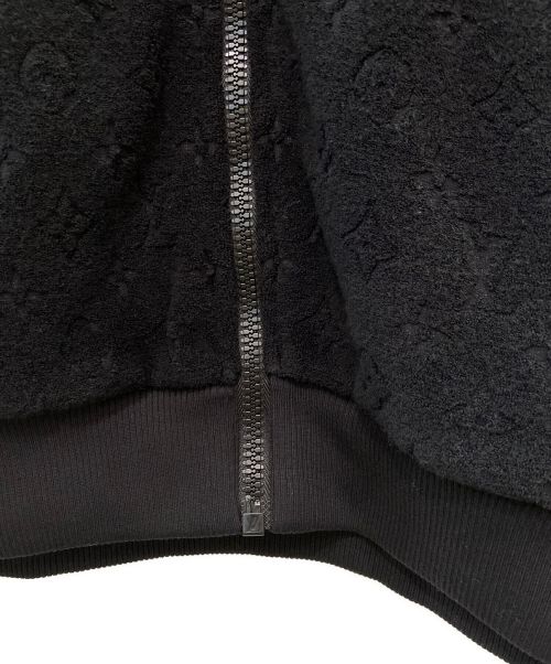 LOUIS VUITTON（ルイ ヴィトン）LOUIS VUITTON (ルイ ヴィトン) モノグラムパイルパーカー ブラック サイズ:Lの古着・服飾アイテム