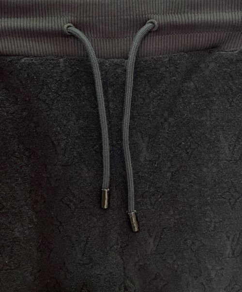 LOUIS VUITTON（ルイ ヴィトン）LOUIS VUITTON (ルイ ヴィトン) モノグラムテリーショーツ ブラック サイズ:XXLの古着・服飾アイテム