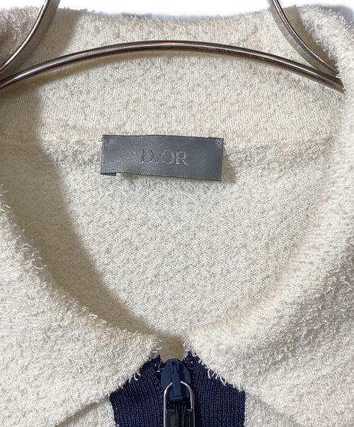 Dior（ディオール）Dior (ディオール) テリーコットンブレンドジャージ アイボリー サイズ:Mの古着・服飾アイテム