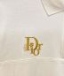 中古・古着 Dior (ディオール) ERL (イーアールエル) 半袖ハーフジップシャツ ベージュ サイズ:M：45000円