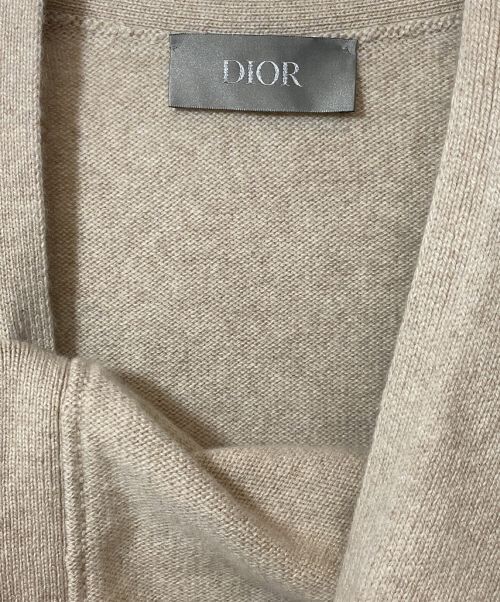 Christian Dior（クリスチャン ディオール）Christian Dior (クリスチャン ディオール) カシミヤジャージー ベージュ サイズ:Mの古着・服飾アイテム