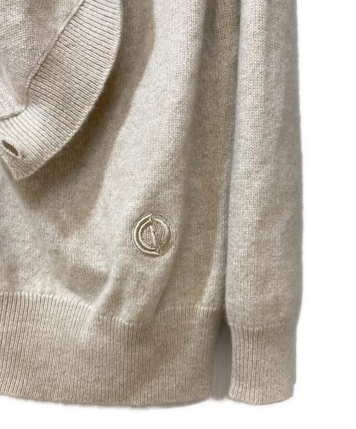 Christian Dior（クリスチャン ディオール）Christian Dior (クリスチャン ディオール) カシミヤジャージー ベージュ サイズ:Mの古着・服飾アイテム