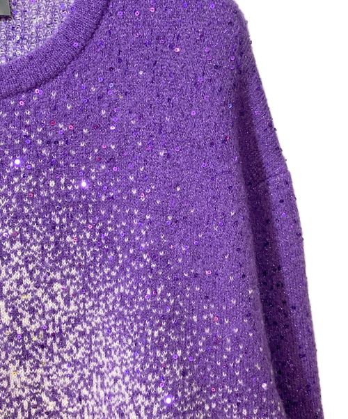 Christian Dior（クリスチャン ディオール）Christian Dior (クリスチャン ディオール) ERL (イーアールエル) ERLニット パープル サイズ:Lの古着・服飾アイテム