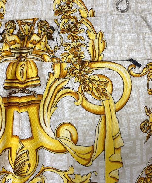 FENDI（フェンディ）FENDI (フェンディ) VERSACE (ヴェルサーチ) トラックパンツ ベージュ サイズ:SIZE Sの古着・服飾アイテム