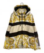 FENDI×VERSACEフェンディ×ヴェルサーチ）の古着「ジャージフーディージャケット」｜ベージュ