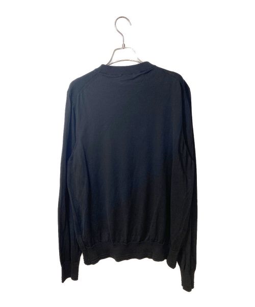 Christian Dior（クリスチャン ディオール）Christian Dior (クリスチャン ディオール) フローラルニット ブラック サイズ:Lの古着・服飾アイテム