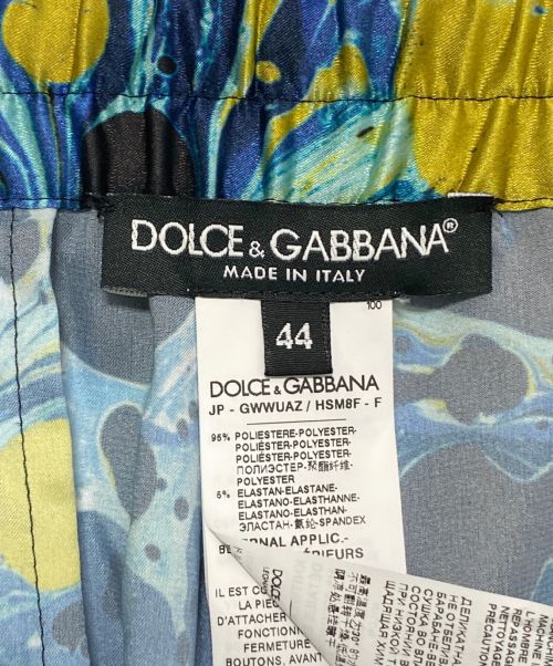 DOLCE & GABBANA（ドルチェ＆ガッバーナ）DOLCE & GABBANA (ドルチェ＆ガッバーナ) Marble Print Jogger Pants スカイブルー サイズ:SIZE 44の古着・服飾アイテム