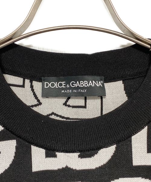 DOLCE & GABBANA（ドルチェ＆ガッバーナ）DOLCE & GABBANA (ドルチェ＆ガッバーナ) DGロゴ セーター ブラック サイズ:XSの古着・服飾アイテム