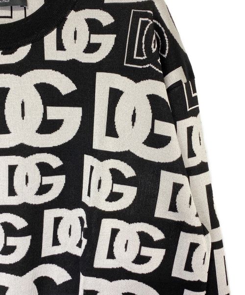 DOLCE & GABBANA（ドルチェ＆ガッバーナ）DOLCE & GABBANA (ドルチェ＆ガッバーナ) DGロゴ セーター ブラック サイズ:XSの古着・服飾アイテム