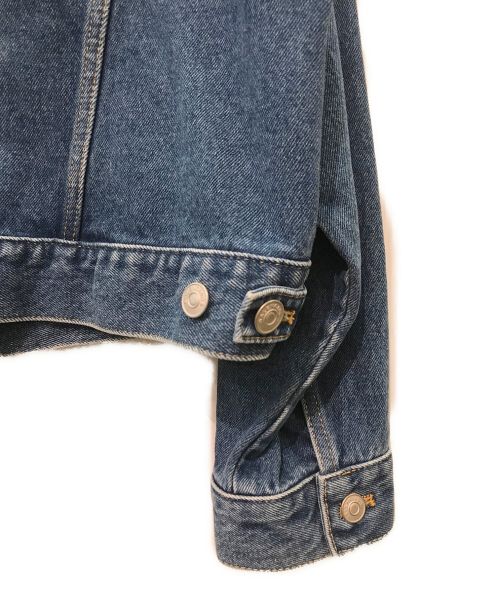 BALENCIAGA（バレンシアガ）BALENCIAGA (バレンシアガ) 再構築スウィングデニムジャケット インディゴ サイズ:38の古着・服飾アイテム