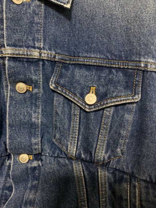 BALENCIAGA（バレンシアガ）BALENCIAGA (バレンシアガ) 再構築スウィングデニムジャケット インディゴ サイズ:38の古着・服飾アイテム
