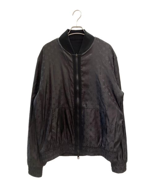 LOUIS VUITTON（ルイ ヴィトン）LOUIS VUITTON (ルイ ヴィトン) リバーシブルモノグラムナイロンブルゾン ブラック サイズ:Mの古着・服飾アイテム