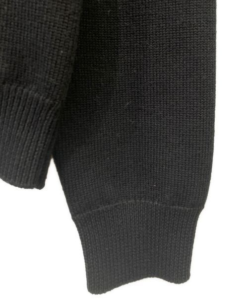 LOUIS VUITTON（ルイ ヴィトン）LOUIS VUITTON (ルイ ヴィトン) クロックモチーフニットクルーネックニット ブラック サイズ:Mの古着・服飾アイテム