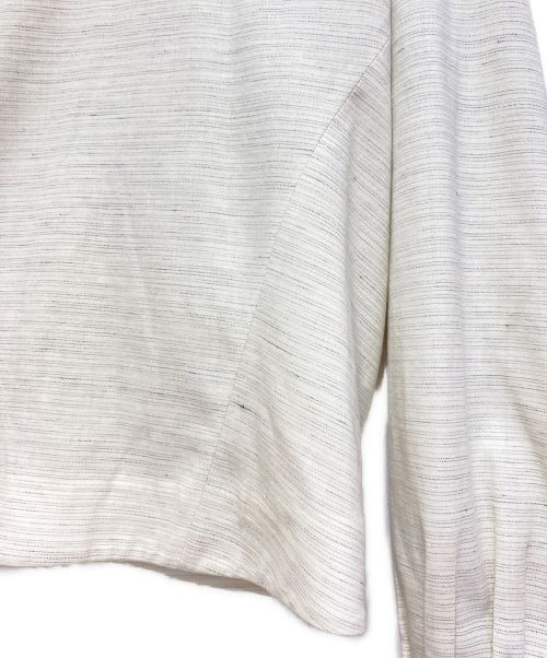 Christian Dior（クリスチャン ディオール）Christian Dior (クリスチャン ディオール) バックボタンブラウス ベージュ サイズ:46の古着・服飾アイテム