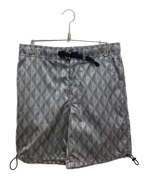 Christian Dior（クリスチャン ディオール）Christian Dior (クリスチャン ディオール) ナイロンメタリックハーフパンツ シルバー サイズ:44の古着・服飾アイテム
