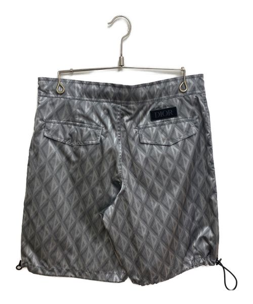 Christian Dior（クリスチャン ディオール）Christian Dior (クリスチャン ディオール) ナイロンメタリックハーフパンツ シルバー サイズ:44の古着・服飾アイテム