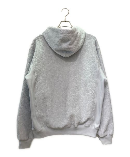 Dior（ディオール）Dior (ディオール) パイルロゴフーディー ライトグレー サイズ:Mの古着・服飾アイテム