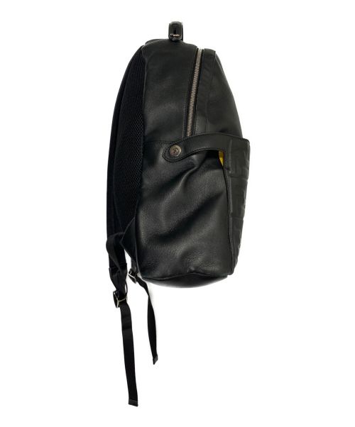 FENDI（フェンディ）FENDI (フェンディ) レザーバックパック ブラックの古着・服飾アイテム