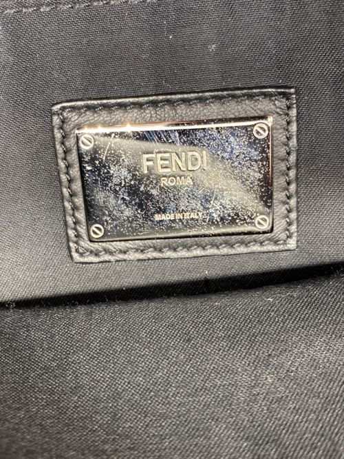 FENDI（フェンディ）FENDI (フェンディ) レザーバックパック ブラックの古着・服飾アイテム