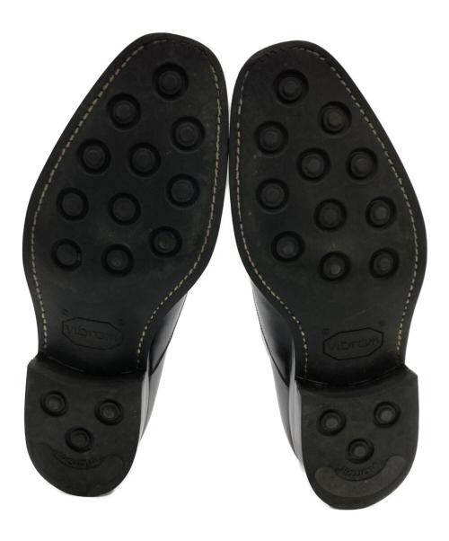 Trading post（トレーディングポスト）Trading post (トレーディングポスト) レザーシューズ ブラック サイズ:6相当の古着・服飾アイテム