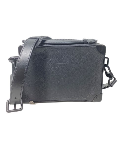 LOUIS VUITTON（ルイ ヴィトン）LOUIS VUITTON (ルイ ヴィトン) トリヨンレザートランクショルダーバッグ ブラックの古着・服飾アイテム