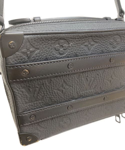 LOUIS VUITTON（ルイ ヴィトン）LOUIS VUITTON (ルイ ヴィトン) トリヨンレザートランクショルダーバッグ ブラックの古着・服飾アイテム