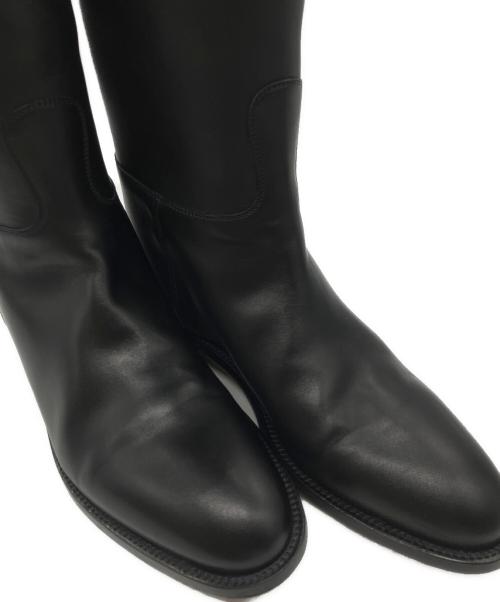 HERMES（エルメス）HERMES (エルメス) ジャンピングショートブーツ ブラック サイズ:37 1/2の古着・服飾アイテム