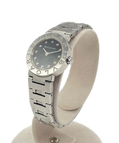 BVLGARI（ブルガリ）BVLGARI (ブルガリ) ブルガリ ブルガリ･12P Ref.BB23SS ブラック サイズ:23㎜の古着・服飾アイテム