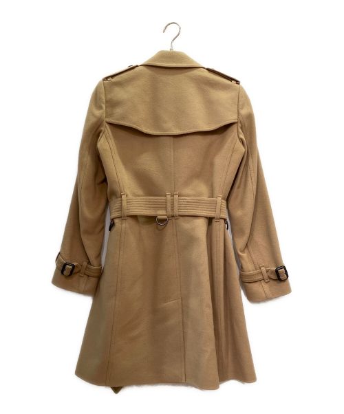 BURBERRY LONDON（バーバリーロンドン）BURBERRY LONDON (バーバリーロンドン) カシミヤ混トレンチコート ブラウン サイズ:38の古着・服飾アイテム