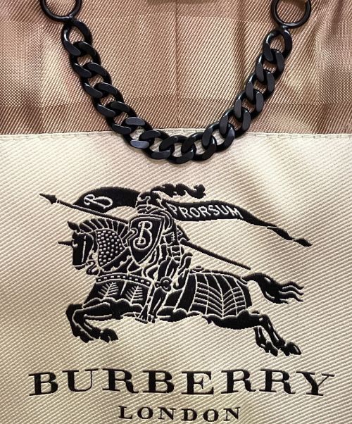 BURBERRY LONDON（バーバリーロンドン）BURBERRY LONDON (バーバリーロンドン) カシミヤ混トレンチコート ブラウン サイズ:38の古着・服飾アイテム