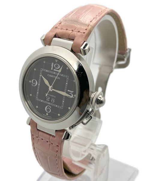 Cartier（カルティエ）Cartier (カルティエ) パシャビッグデイト ブラックの古着・服飾アイテム