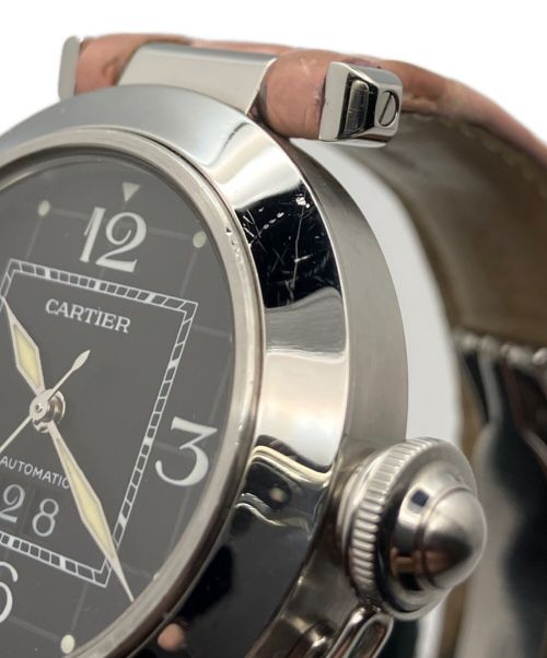 Cartier（カルティエ）Cartier (カルティエ) パシャビッグデイト ブラックの古着・服飾アイテム