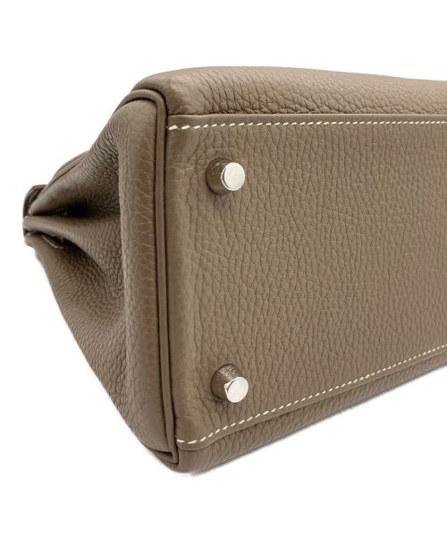 HERMES（エルメス）HERMES (エルメス) ケリー 28 内縫い/シルバー金具/エトゥープ/トゴ/Y刻印 エトゥープ サイズ:28の古着・服飾アイテム