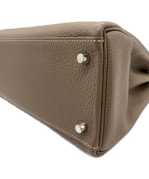 HERMES（エルメス）HERMES (エルメス) ケリー 28 内縫い/シルバー金具/エトゥープ/トゴ/Y刻印 エトゥープ サイズ:28の古着・服飾アイテム