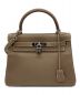 HERMES（エルメス）の古着「ケリー 28 内縫い/シルバー金具/エトゥープ/トゴ/Y刻印」｜エトゥープ