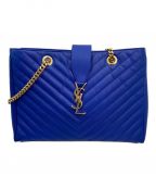 Saint Laurent Parisサンローランパリ）の古着「Bo Cassandre Tote Bag」｜ブルー