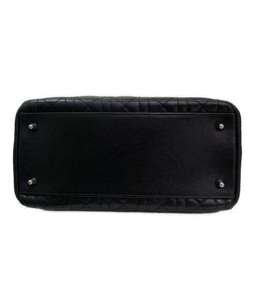 Christian Dior（クリスチャン ディオール）Christian Dior (クリスチャン ディオール) LADY DIOR ミディアムバッグ ブラック サイズ:ミディアムの古着・服飾アイテム