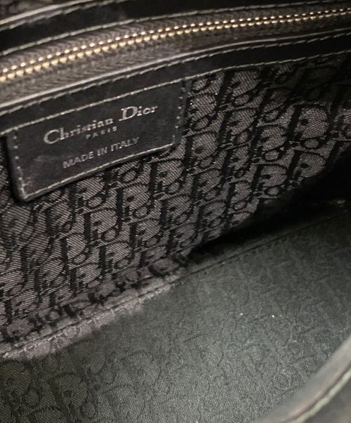 Christian Dior（クリスチャン ディオール）Christian Dior (クリスチャン ディオール) LADY DIOR ミディアムバッグ ブラック サイズ:ミディアムの古着・服飾アイテム