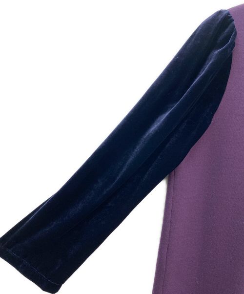 MARNI（マルニ）MARNI (マルニ) ボウタイシフトドレス ボルドー サイズ:-の古着・服飾アイテム