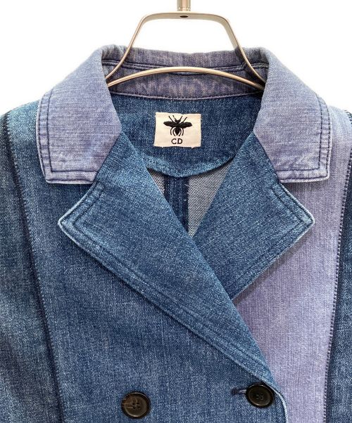 Christian Dior（クリスチャン ディオール）Christian Dior (クリスチャン ディオール) P型デニムジャケット ブルー サイズ:38の古着・服飾アイテム