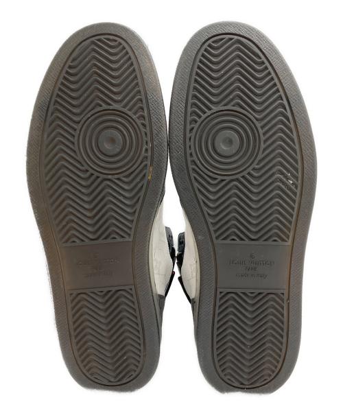 LOUIS VUITTON（ルイ ヴィトン）LOUIS VUITTON (ルイ ヴィトン) レザーハイカットスニーカー ブラック サイズ:6の古着・服飾アイテム
