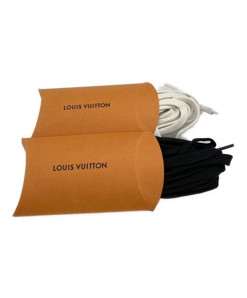 LOUIS VUITTON（ルイ ヴィトン）LOUIS VUITTON (ルイ ヴィトン) レザーハイカットスニーカー ブラック サイズ:6の古着・服飾アイテム
