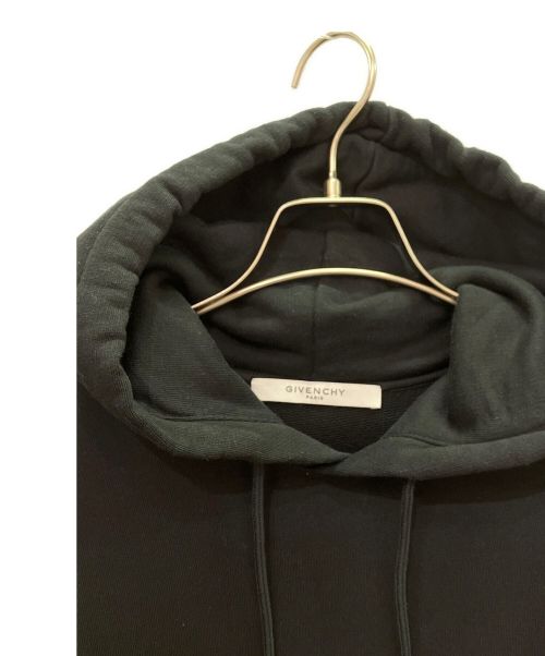 GIVENCHY（ジバンシィ）GIVENCHY (ジバンシィ) 袖ロゴプリントパーカー ブラック サイズ:Sの古着・服飾アイテム