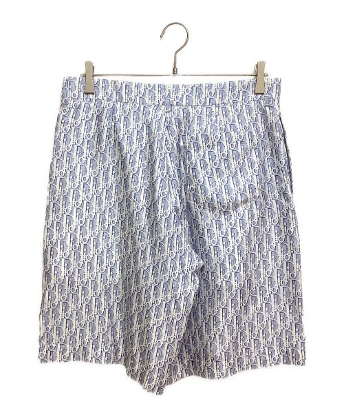 Christian Dior（クリスチャン ディオール）Christian Dior (クリスチャン ディオール) シルクトロッターハーフパンツ スカイブルー サイズ:48の古着・服飾アイテム