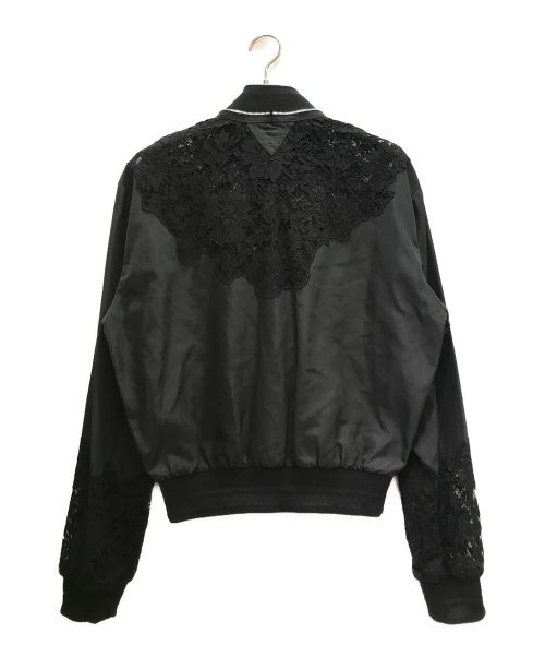 DOLCE & GABBANA（ドルチェ＆ガッバーナ）DOLCE & GABBANA (ドルチェ＆ガッバーナ) ナイロンレース切替ジャケット ブラック サイズ:44の古着・服飾アイテム